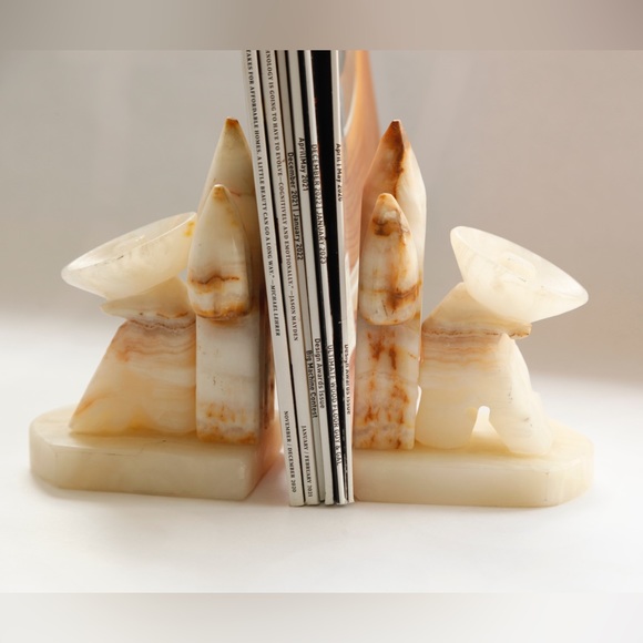 Hand Carved Mexican Sombrero Book Ends - Picture 5 of 7